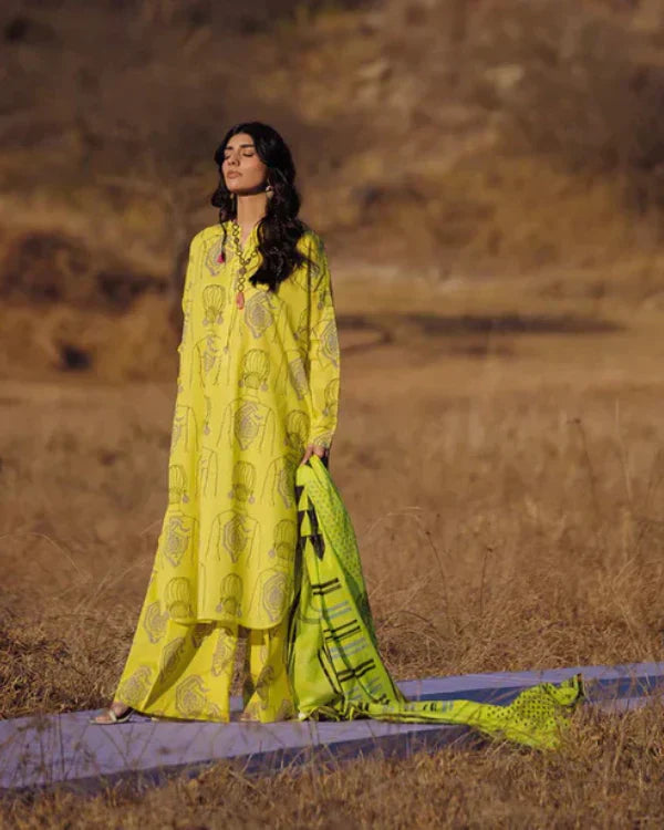 Dur e Fashan Saleem Trending Stitced  suit 2pc