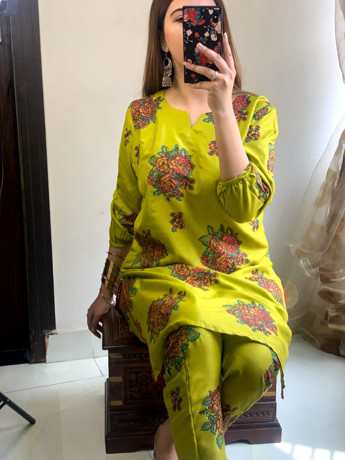 Hasrat Printed stitched suit 2pc